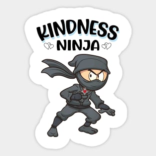 Kindness Ninja Sticker